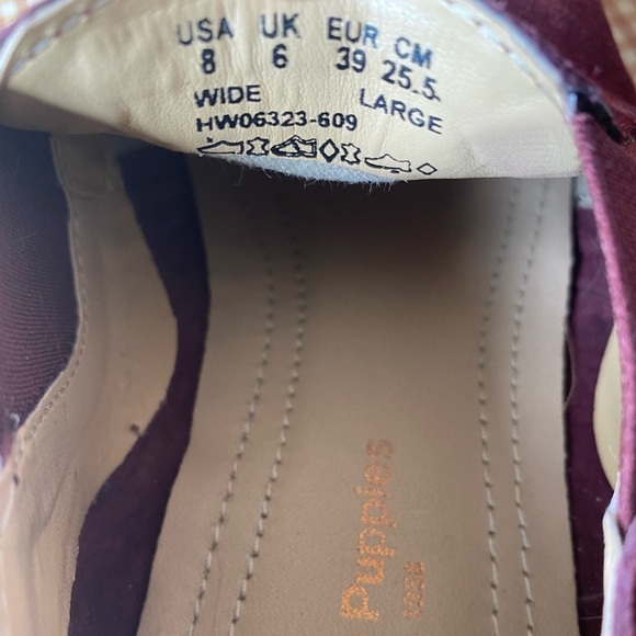 Hush Puppies Chardon Slip on suede shoes. Size 8 WIDE - Picture 8 of 15